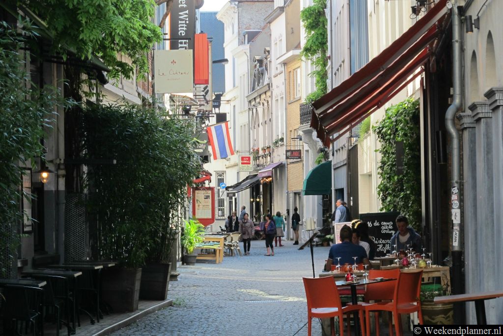 De Pelgrimstraat is een straatje met leuke restaurants en cafés.
